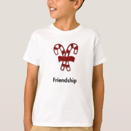 Camiseta Amistad Candy Cane