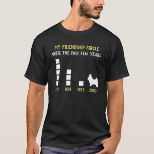 Camiseta Amistad Círculo Graciosa Shih Tzu Aparato Para Cac