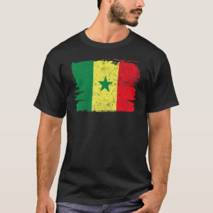 Camiseta Amistad con el orgullo de la bandera de Senegal