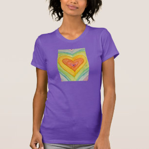 Camiseta Amistad Corazones Amo Arcoiris Personalizados Cami
