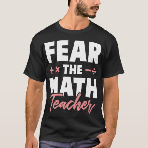 Camiseta amistad de la escuela de maestros de matemáticas