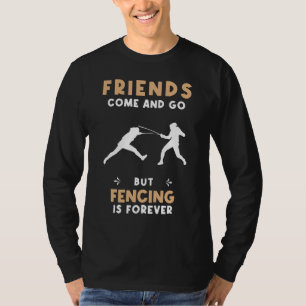 Camiseta Amistad esgrimista épica - Amigos van y vienen per