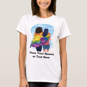 Camiseta Amistad Espáfica / Orgullo Personalizado Novia