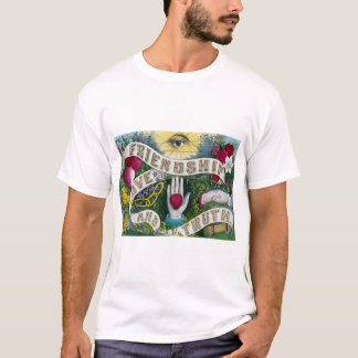 Camiseta Amistad o el ojo que todo lo ve - Símbolo vintage