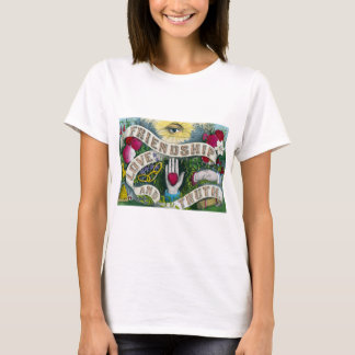 Camiseta Amistad o el ojo que todo lo ve - Símbolo vintage