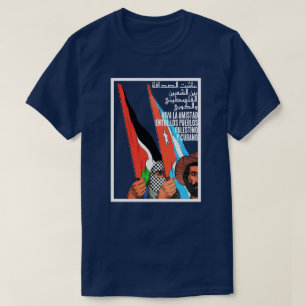 CAMISETA AMISTAD PALESTINO CUBANA