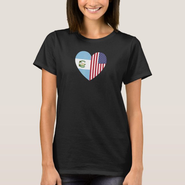 Camiseta Amistad para siempre América y Guatemala (Anverso)