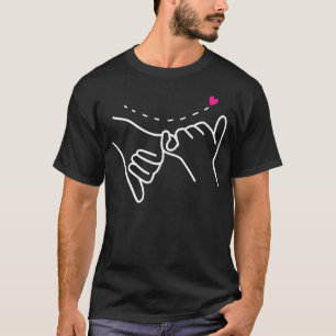 Camiseta Amistad Pinky Swear Amistad Eid Heart Bff Amigos 1