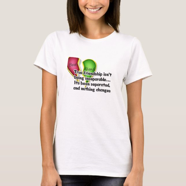Camiseta Amistad verdadera (Anverso)