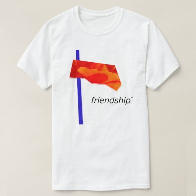 Camiseta Amistad virtual (友 情) (Diseño del anverso)