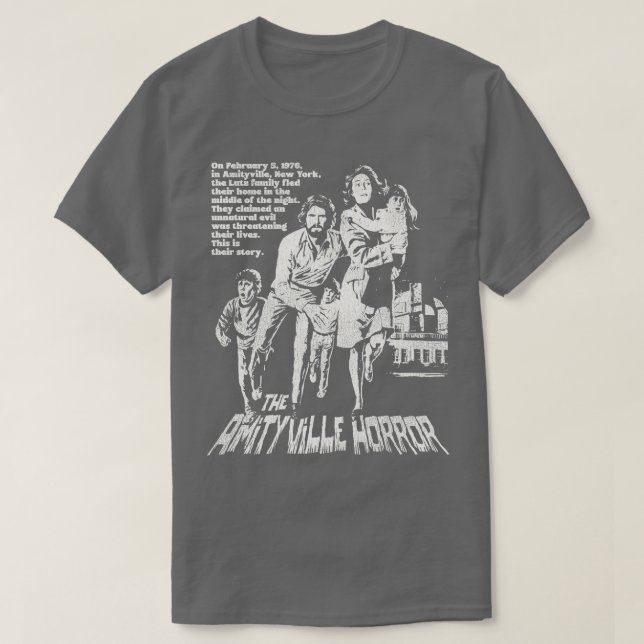 CAMISETA AMITYVILLE HORROR (Diseño del anverso)