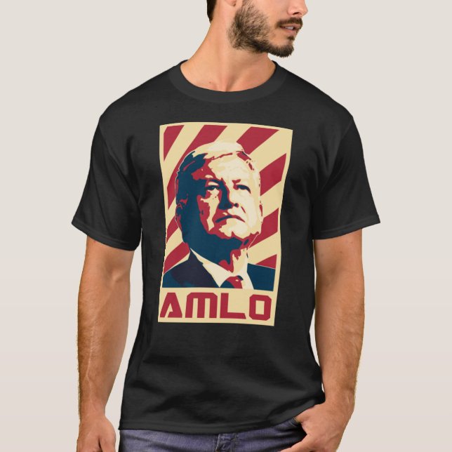 Camiseta amlo presidente, (Anverso)