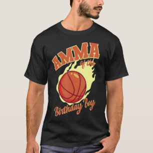 Camiseta Amma Del Nacimiento Familia De Baloncesto Bday Pa