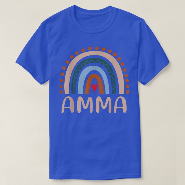Camiseta Amma Rainbow Abuela linda Día de la Madre Divertid (Diseño del anverso)