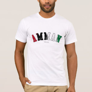 Camiseta Amman en colores de la bandera nacional de