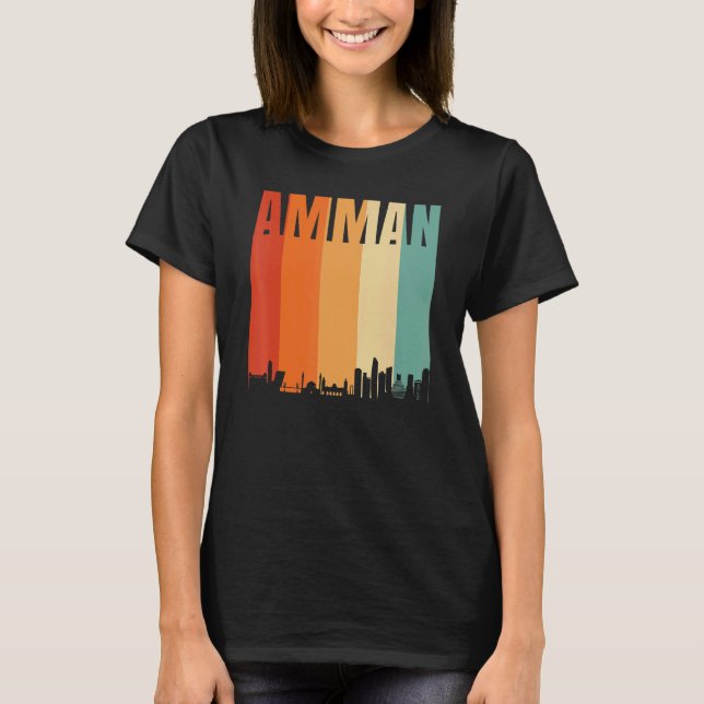 Camiseta Amman Skyline (Anverso)