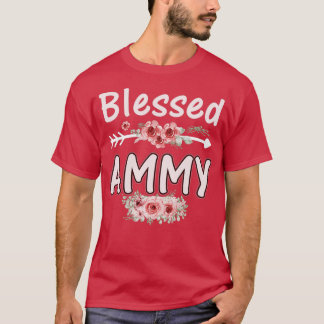 Camiseta Ammy Mom Life Cute Floral Flor Madres D
