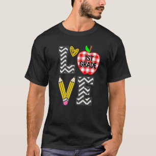 Camiseta Amo 1º Grado De Volvimiento A La Escuela