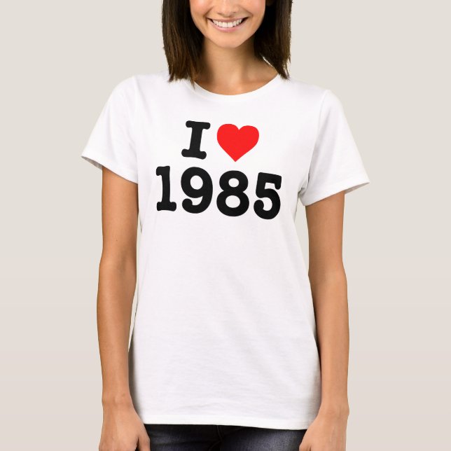 CAMISETA "AMO 1985 " (Anverso)