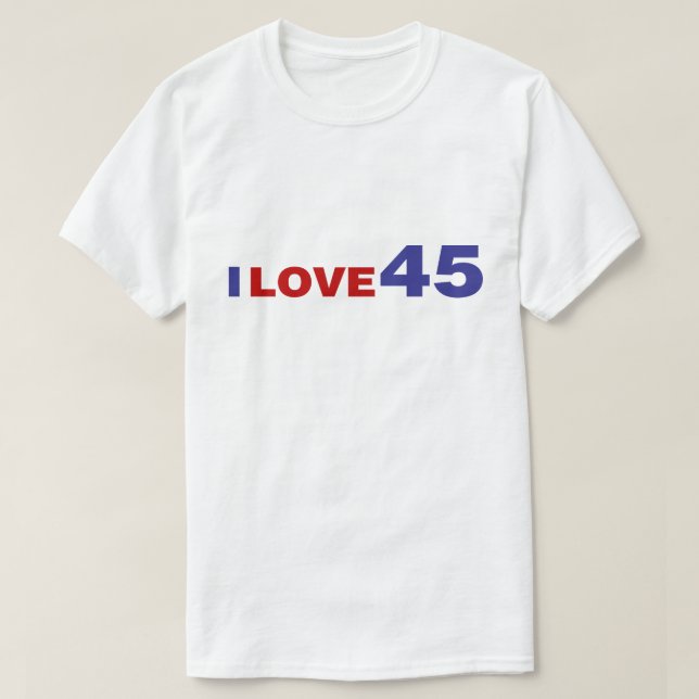 Camiseta Amo 45 (Diseño del anverso)