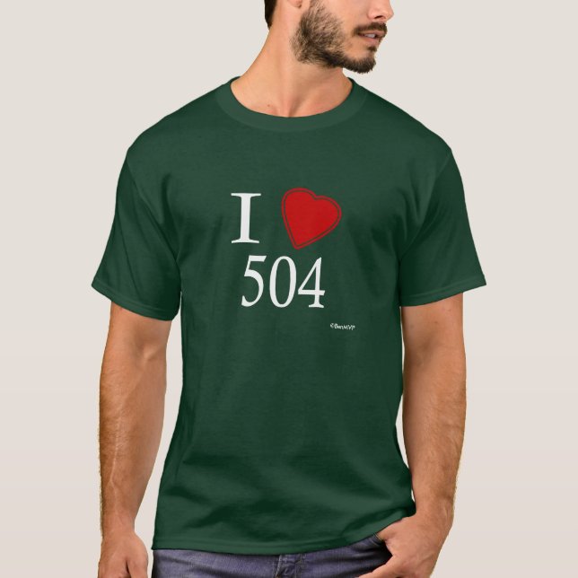 Camiseta Amo 504 New Orleans (Anverso)