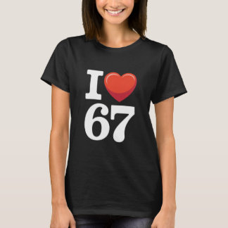 Camiseta Amo 67