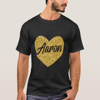 Camiseta Amo A Aaron Aaron Aaron Por O
