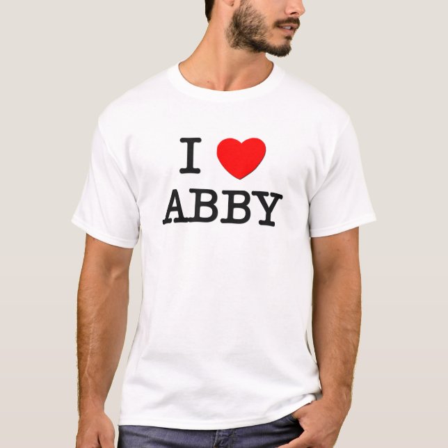 Camiseta Amo a Abby (Anverso)