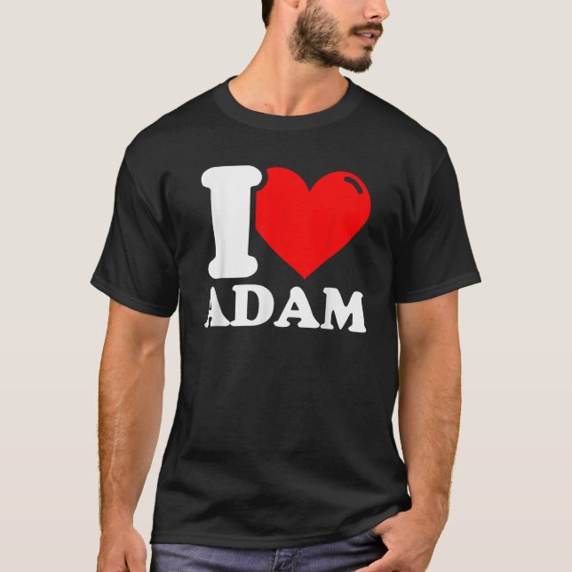 Camiseta Amo A Adam (Anverso)