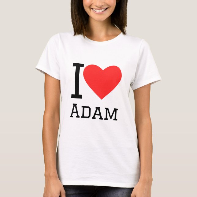 Camiseta Amo a Adam (Anverso)