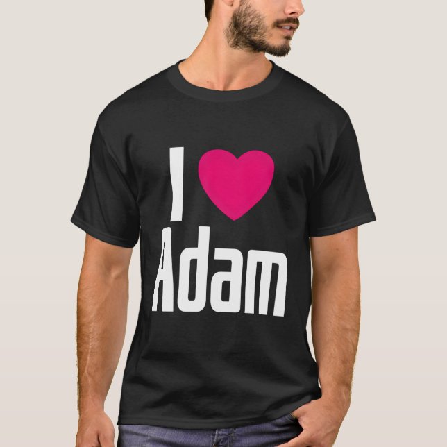 Camiseta Amo A Adam K He I He Adam (Anverso)