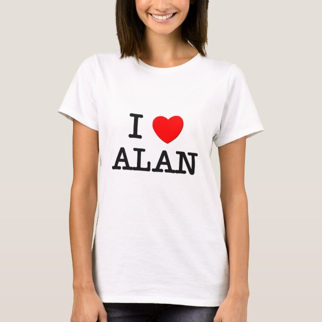 Camiseta Amo a Alan (Anverso)