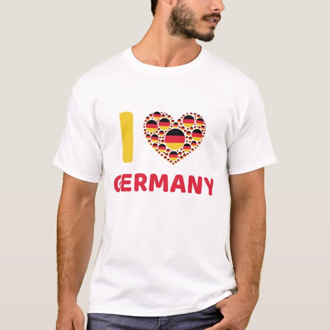 CAMISETA AMO A ALEMANIA (Anverso)