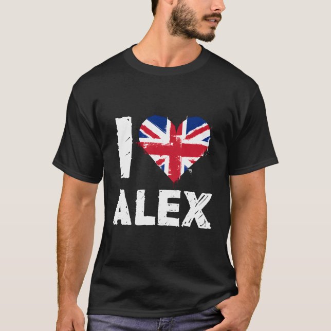 Camiseta Amo a Alex (Anverso)