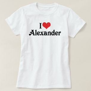 Camiseta Amo a Alexander