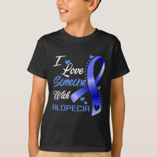 Camiseta Amo A Alguien Con Alopecia