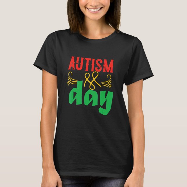 Camiseta Amo A Alguien Con Autismo (Anverso)