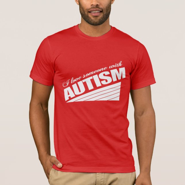 Camiseta Amo a alguien con autismo (Anverso)