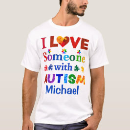 Camiseta Amo a alguien con AUTISMO