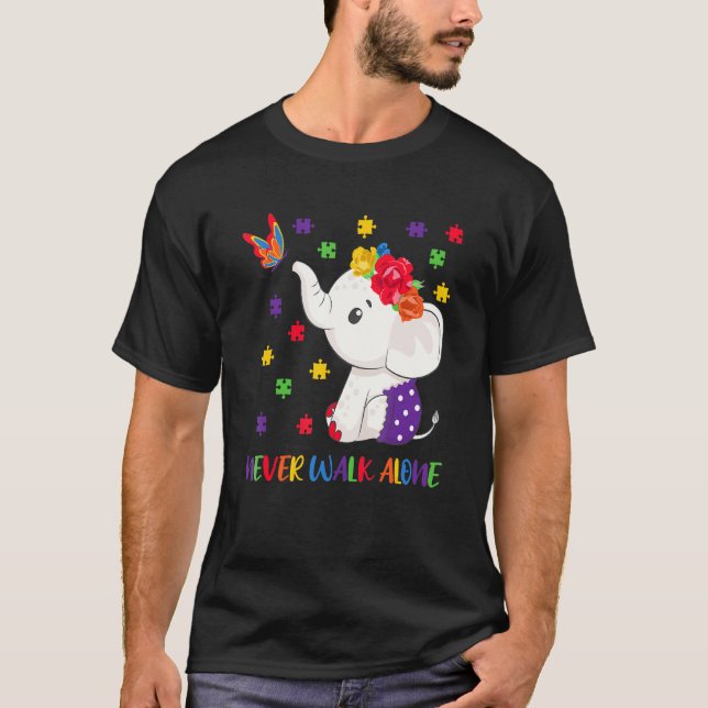 Camiseta Amo A Alguien Con Autismo Conciencia De Autismo (Anverso)