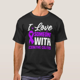 Camiseta Amo A Alguien Con Colitis Ulcerosa