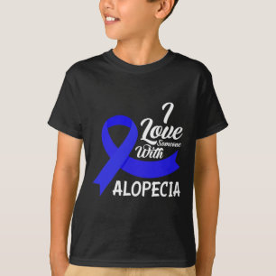 Camiseta Amo A Alguien Con Conciencia Alopecia 1