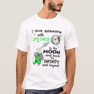 Camiseta Amo a alguien con conciencia sobre el cáncer de h