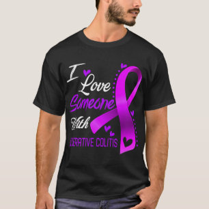 Camiseta Amo A Alguien Con Conciencia Ulcerosa De La Coliti