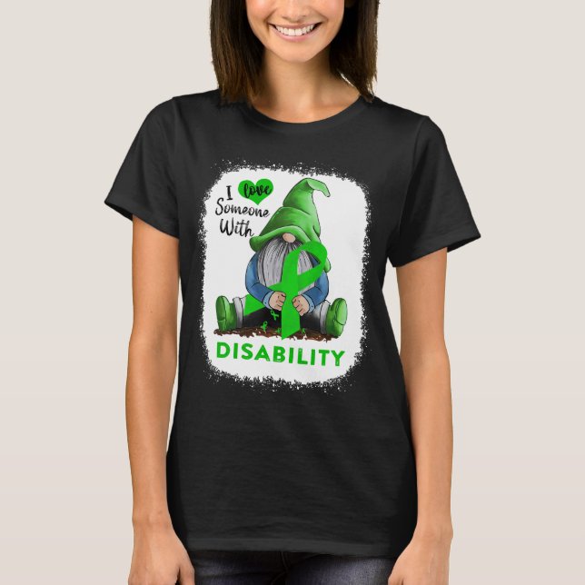 Camiseta Amo a alguien con discapacidad (Anverso)
