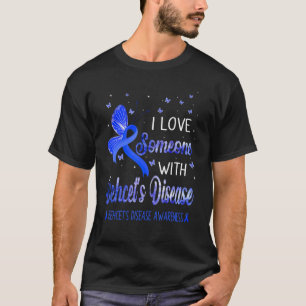 Camiseta Amo a alguien con el Blu de conciencia de la enfer