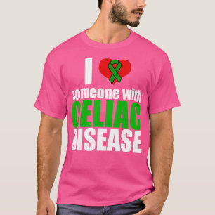 Camiseta Amo a alguien con enfermedad celíaca