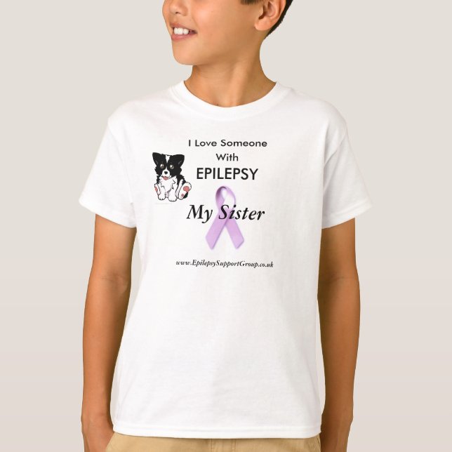 Camiseta Amo a alguien con epilepsia (Anverso)