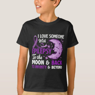 Camiseta Amo A Alguien Con Epilepsia Apoyar La Epilepsia De