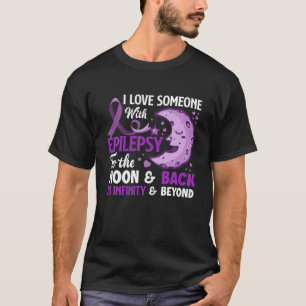 Camiseta Amo A Alguien Con Epilepsia Apoyar La Epilepsia De